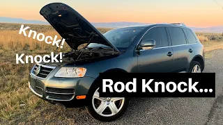 Driving 1,000 Miles Home with ROD KNOCK? $1,800 VW Touareg V8: Part 2