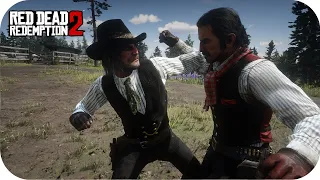 Dutch vs Colm Odriscoll Fight RDR2 AI Battle NPC Fights