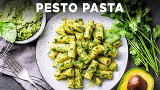 Pesto Pasta with Hamster "Pesto"