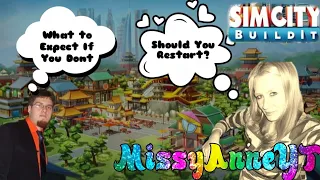 SimCity buildit (should I restart my city)