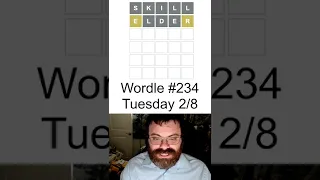 Wait, that's a word? Feb 8 (234) #Wordle #Shorts