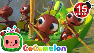 [ 15 MIN LOOP ] Row Row Row Your Boat (Ant Version) | More Nursery Rhymes & Kids Songs - CoComelon