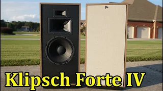 $5000 Klipsch Forte IV Review  ||  A Klipsch speaker I could *maybe* live with.