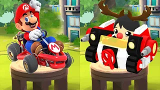 Mario Kart Tour vs Tag with Ryan Race - All Characters Unlocked All Vehicles All Costumes Gameplay