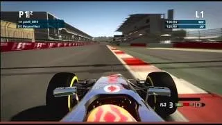 F1 2012 Circuit of The Americas Time Trial 1:34.721 - Setup in the Video