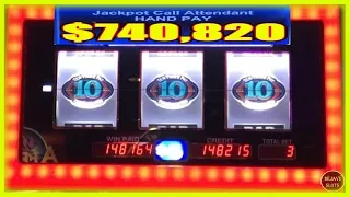 $740,820 HUGE JACKPOT! BIGGEST PROGRESSIVE JACKPOT I EVER WITNESSED