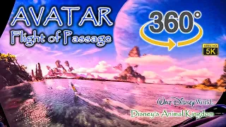 VR 360 5K Avatar Flight of Passage with Queue On Ride POV Disney's Animal Kingdom  2021 02 28