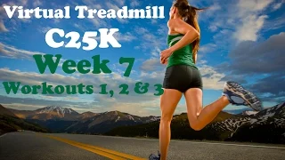 Virtual Treadmill C25K Week 7, Workouts 1, 2 and 3