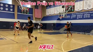 Andy Gemao impressive game with 5 three points made in a game // Veritas Prep vs Etiwanda
