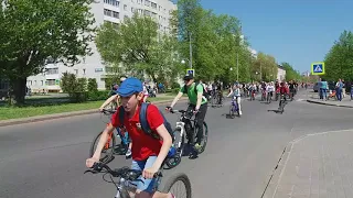 Велопробег в Бобруйске. 1 мая 2018