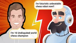 Can Magnus bot defeat new gen Martin ?? #chess #gothamchess #chessgame #chesspuzzle