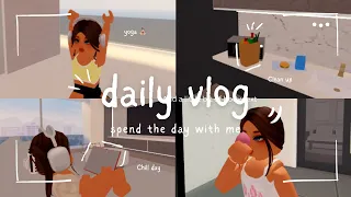 Spend the day w/me 🛀🏼🧹🧘🏻‍♀️ (BERRY AVENUE RP)