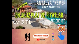 ANTALYANIN EN UCUZ PLAJI / KEMER