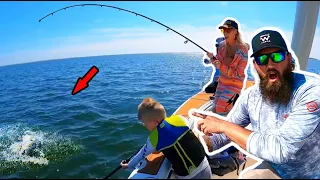 She Did NOT Want To Catch THIS On A Boat! **Beach Bum Outdoors**