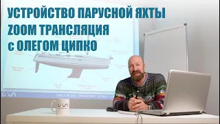 ZOOM-лекция "Устройство парусно-моторной яхты" с Олегом Ципко / CHECK IN SEA