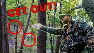 TRESPASSERS COME TO MY TREESTAND AND Ruin My First Hunt!