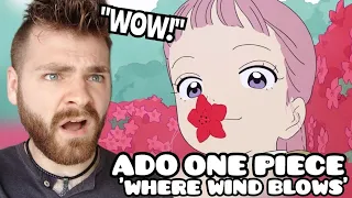 First Time Reacting to ONE PIECE FILM RED | ADO "Where the Wind Blows" | New Anime Fan!