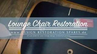 Eames Lounge Chair Restoration - Stripped Screw at Cushion Hook or Push Button