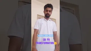 SBI PO TRANSFORMATION #job #sbi #sbipo #motivation #motivationalvideo