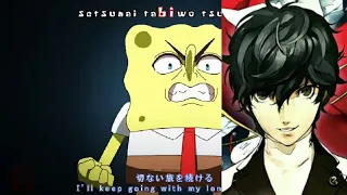 Ren/Joker REACTS|Spongebob Anime Episode 1-The Bubble Bass Arc