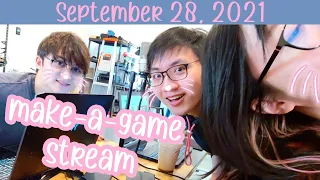 [2021/09/28] trying to make a game in one stream ft. boxbox & michael reeves