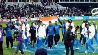 India Cricket Celebrate Champions Trophy 2013 - Edgbaston