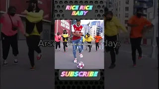 ARSENAL FANS WANT DECLAN RICE RICE BABY 😂🤩  #moresubscribers2023 #moreviews2023 #football #shorts