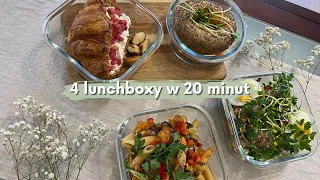 🌷 4 lunchboxy w 20 minut! SZYBKIE POSIŁKI I FOODBOOK