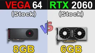 RX Vega 64 Vs. RTX 2060 | 1080p and 1440p | New Games Benchmarks