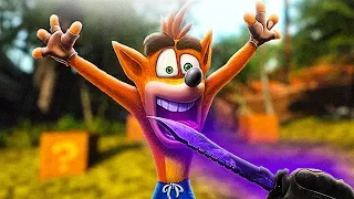 CRASH BANDICOOT В CS:GO (СМЕШНЫЕ МОМЕНТЫ, ПРИКОЛЫ, УГАР)