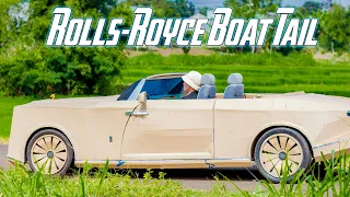 Full 90 Days Build Rolls Royce Boat Tail For My Son [Cardboard]