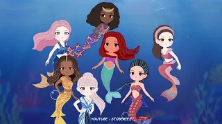 Meet Ariel's Sisters | The Little Mermaid | Disney Princess | Daughters Of Triton (Animation)