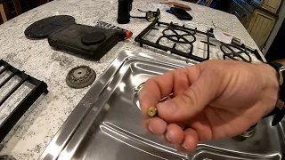 HOW TO CHANGE OUT THE ORIFICE ON GAS COOKTOP