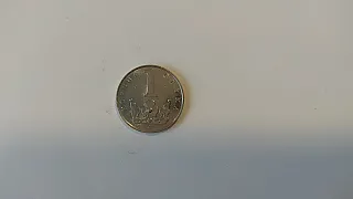 Монета Чехии 1 крона koruna