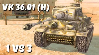 VK 36.01 (H) - 4 KILLS | 2,7 K Damage, WoT Blitz Replay