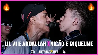 (FICOU PESSOAL? 😡) LIL VI e ABDALLAH x RIQUELME e NICÃO | 1 FASE | #BDN108