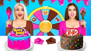 Bubble Gum VS Chocolate Food Challenge! | Bubble Gum Blowing Battle & Funny Moments by RATATA BOOM