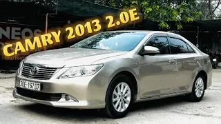 Muốn xe hạng sang nhưng lại muốn tiết kiệm xăng- Toyota CAMRY 2013 2.0E đáp ứng nhu cầu cho ae