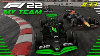 F1 22 - MELHOR IMPOSSÍVEL - GP SINGAPURA MY TEAM #33