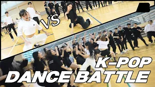 [K-POP DANCE BATTLE] 'AB vs A2be' 춤으로 한번 붙어보자!! | HERE?