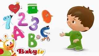 Charlie & angielski alfabet, cyferki i kształty | Codziennie w BabyTV