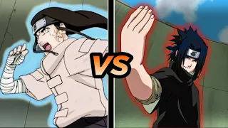 Neji vs Sasuke and Gaara