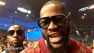 DEONTAY WILDER REACT TO PACQUIAO BEATING BRONER; SAYS REMATCH WITH FURY "VERY CLOSE" TO HAPPENING