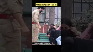 Mask Challan Police Prank😝 #lockdown #shorts