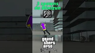 3 LOCAIS SECRETOS PARA PEGAR A MINIGUN NO GTA SAN ANDREAS #Shorts