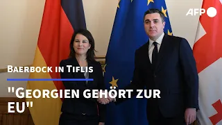 Baerbock: Georgien gehört zur EU | AFP