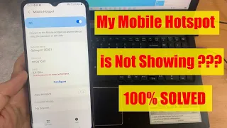 My Mobile Hotspot is not Showing in my Laptop or PC