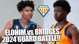 Tayshawn Bridges DROPS 30 in 2024 GUARD BATTLE w/ Isaiah Elohim!! | Belmont Shore vs KL Elite