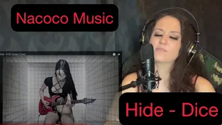 hide - DICE (Guitar Cover). Nacoco music. Reaction Video.