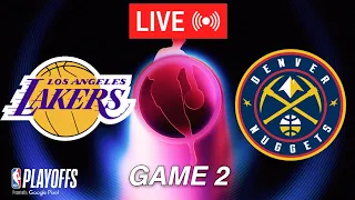 NBA LIVE! Los Angeles Lakers vs Denver Nuggets Game 2 | April 22, 2024 | 2024 NBA Playoffs Live 2K